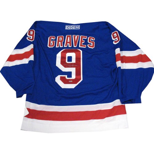 Steiner New York Rangers Adam Graves Autographed Jersey