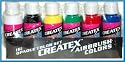 6 CREATEX Opaque PRIMARY COLORS SET-Airbrush Paint-Art