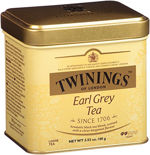 Twinings earl grey tea, loose tea, 3.53-ounce tins (pack of 6)