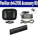 HP Pavilion dv4-2100 Laptop Accessory Kit includes: SDC-32 Case, SDB-3330 Battery, SDA-3515 AC Adapter