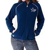 Dallas Cowboys Ladies Overlay Micro Fleece - Navy - Small