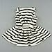 Fitwarm® Comfy Cotton Striped Pet Dress Casual Holiday Dog Shirts Clothes Apparel, X-Small