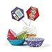 Fun Express Science Party Cupcake Liners with Picks Pack of 50