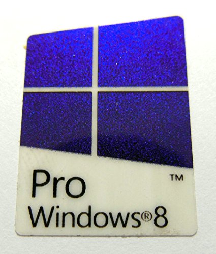 Microsoft Windows 8 Pro Sticker / Badge / Emblem 17 x 23mm [831]