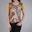 Jessie G. Women's Printed Scoop Neck Tee