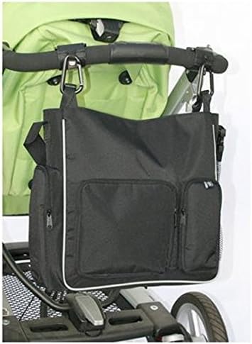 Pram Pushchair Stroller Metal Clip Hooks for Hanging Black