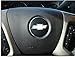 Reflective Concepts - Steering Wheel Bowtie Overlay Decal - 2008-2012 Malibu - (Color: Flat Black)
