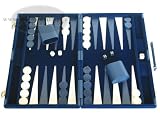 Deluxe Backgammon Set - Blue -18x12