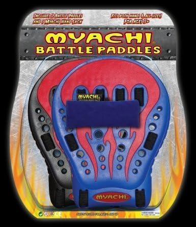 Myachi Battle Paddle with Myachi - Colors Vary; Blue/Red or Red/Yellow by Myachi Corp.