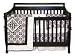 Trend Lab Versailles Black and White 4 Piece Crib Set