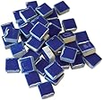 Jennifer's Mosaics 1-Pound 3/8-Inch Deco Ceramic Mosaic Tile, Royal Blue