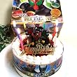 ★仮面ライダーオーズ・キャラデコ・生クリーム苺デコレーションケーキ5号スライス苺2段サンド(バースデーオーナメント・キャンドル6本付き)
