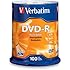 Verbatim 4.7 GB up to 16x Branded Recordable Disc DVD-R 100-Disc FFP 97460