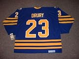 CHRIS DRURY Buffalo Sabres 2006 CCM Vintage Throwback Away Hockey Jersey