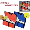 COUPON ORGANIZER SET OF 2! (1 RED, 1 BLUE)