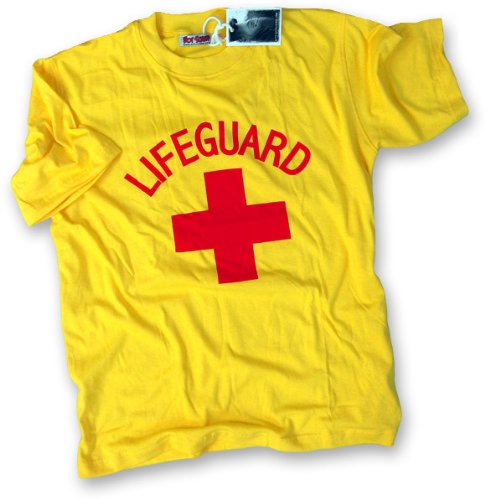 HotScamp Premium Mens Lifeguard T-Shirt – Yellow or Red Available