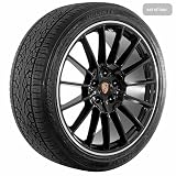 22 Inch black 170 Series Wheels Rims and Tires for Porsche