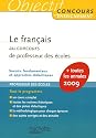 Le fran&ccedil;ais au CRPE