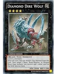 Yu-Gi-Oh! - Diamond Dire Wolf (CT10-EN012) - 2013 Collectors Tins - Limited Edition - Super Rare