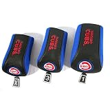 Chicago Cubs MLB Mesh Barrel Headcovers (Set of 3) by McArthur Golf