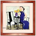 Chinese Gifts / Chinese Wall Decor: Chinese Framed Art - Maiden