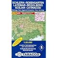 Schlern, Rosengarten, Latemar, Regglberg: Wanderkarte Tabacco 029. 1:25000