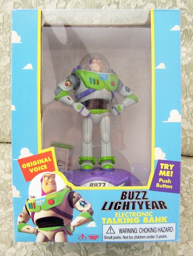 51MsmQ%2BiRbL 1995 Toy Story Buzz Lightyear Electronic Talking Bank