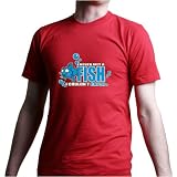 I NEVER MET A FISH I COULDN'T CATCH T-Shirt - 100% Fine Jersey Combed Cotton MENS / UNISEX T-Shirt - Sweat Shop Free