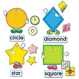 Carson-Dellosa Publishing Shapes Bulletin Board Set Eight Shape Word Cards  ....
