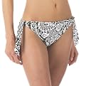 Mossimo&reg; Black Print Sidetie Swim Bottom - Olive