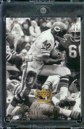 1999 Upper Deck Century Legends # 129 Gale Sayers Chicago Bears Football Card- Mint Condition - Shipped In Protective ScrewDown Case!