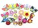 20pcs Butterfly Dragonfly Ladybug Flowers Charms Fits Croc Shoes & Bracelet Wristband Kids Party Birthday Gifts