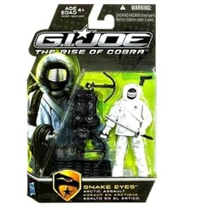 G.I. Joe Movie The Rise of Cobra 3 3/4 Inch Action Figure Snake Eyes (Arctic Assault)