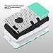ULAK iPhone 5C Case, 3in1 Anti Slip iPhone 5C Case Hybrid with Soft Flexible Inner Silicone Skin Protective Case Cover for Apple iPhone 5C Minimal Mint Stripes + Black