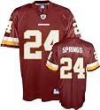 Shawn Springs Reebok NFL Red Replica Washington Redskins Jersey