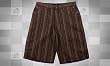 Reef ARIGATO Mens Walki Shorts in Brown Pinstripe