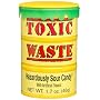 TOXIC WASTE Hazardously Sour Candy, 1.7-Ounce Plastic Drums (Pack of 12)