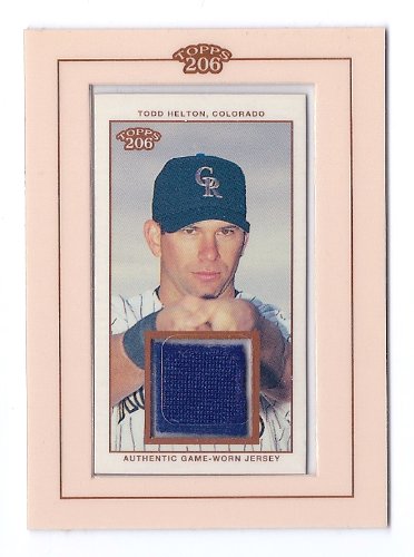 2003 Topps 206 Game Used Jersey #TH Todd Helton Colorado Rockies