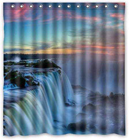 Wenglee Niagara Falls Waterproof Fabric Bathroom Shower Curtain 66" x 72",about 167cm x 183cm
