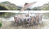 7pc Alta Cast Aluminum Outdoor Dining Table Set