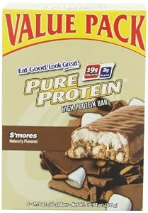 Pure Protein S'mores Value Pack 6-50 Gram Bars (Pack of 2)