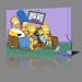 THE SIMPSONS: Massive Gallery Framed Canvas Art,Ready To Hang,NEW