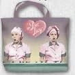 I Love Lucy Zippered Purse Tote Chocolate Factory