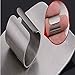 Woreach Convenient Style Kitchen Tool Finger Guard Stainless Steel Finger Protector Avoid Hurting When Slicing and Dicing