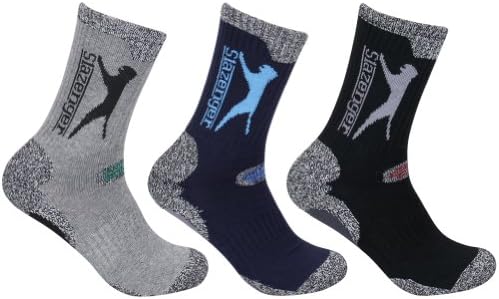 Slazenger Men's 3 Pack Sport Hiking Outdoor Comfort Fashion Socks