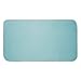 mDesign Microfiber Shower and Bath Mat for Bathroom Floor - X-Large, Aqua Blue
