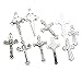 TOAOB Mixed Silver Crosses Charms and Pendants for Jewelry Making and Crafting Pack of 30pcs