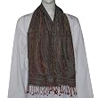 Mens Scarf Warm Pure Wool Gifts Man Handmade In India 12 x 60 inches (wsmf056)