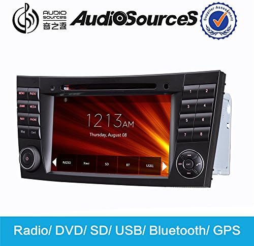Audiosources Car Stereo DVD Player Car PC Monitor with Gps Navigation Bluetooth,GPS,Input,RDS,Radio For Benz E-Class W211 G-Class w463 CLS W219