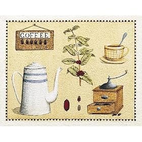 Coffee by Susan Clickner. Size 19.53 inches width by 15.46 inches height. High Quality Art Poster Print